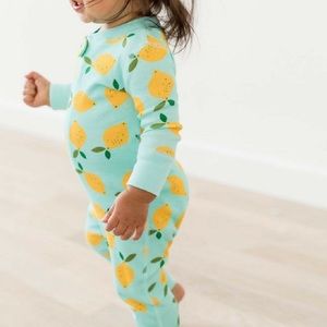 ISO Hannah Andersson Baby Blue + Lemon Pajamas